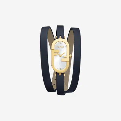 Fendi O'lock Vertical Clock Watch In Multi