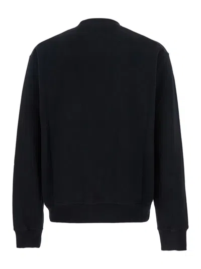 Dsquared2 Logo-embossed Ducati Collaboration Sweatshirt In Black