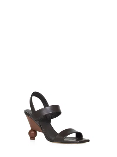 Weekend Max Mara Sandal In Brown
