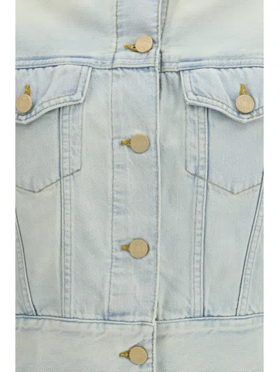 Jacob Cohen Button-front Denim Jacket In Black