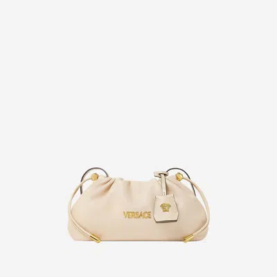 Versace Tag Mini Bag In Ivory