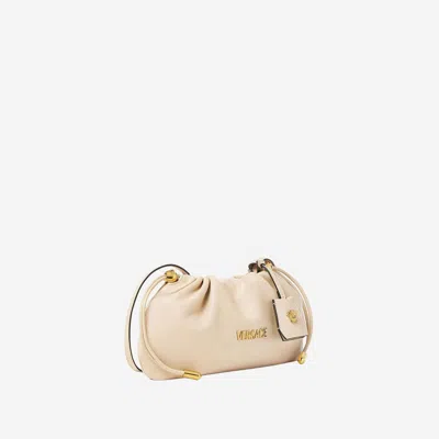 Versace Tag Mini Bag In Ivory