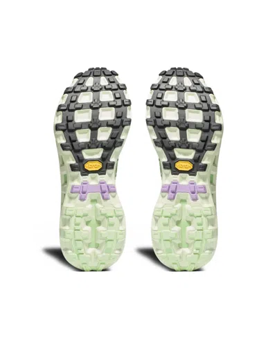 X-bionic High-performance White And Black Sneakers With Speedframe Pro Construction In Green
