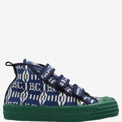 Bobo Choses Logo-print Organic Cotton Sneaker In Blue
