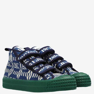 Bobo Choses Logo-print Organic Cotton Sneaker In Blue