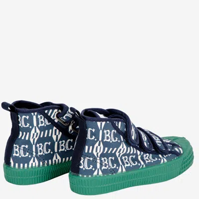 Bobo Choses Logo-print Organic Cotton Sneaker In Blue