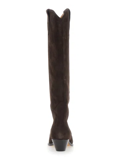Isabel Marant Denvee Boot In Brown