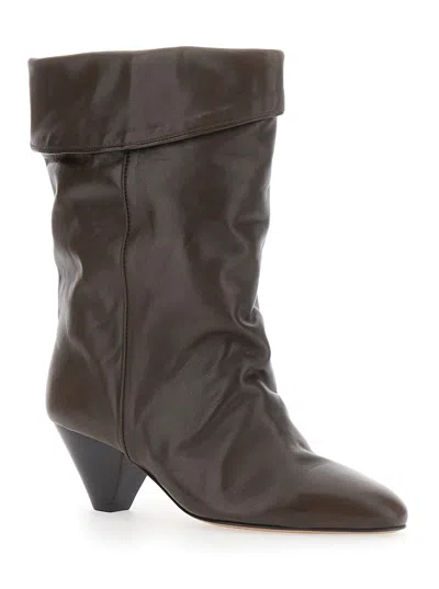Isabel Marant Dalby Ankle Boot In Brown