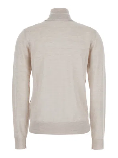 P.a.r.o.s.h . Wool-blend Turtleneck Sweater In Neutral