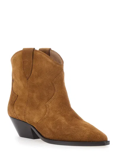 Isabel Marant Light Brown Dewina Boots In Brown