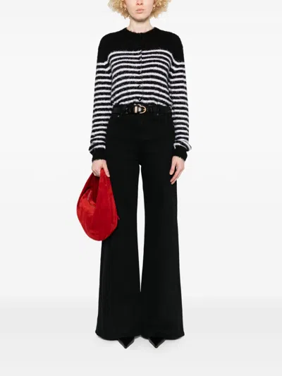 Khaite Belt-loop Jeans In Black