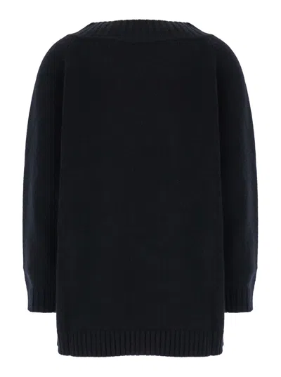 Max Mara Wool-cashmere Blend Sweater In Blue
