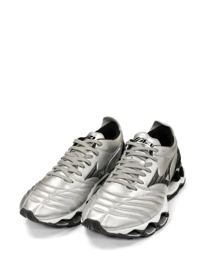Mizuno Wave Prophecy Sneaker In Silver