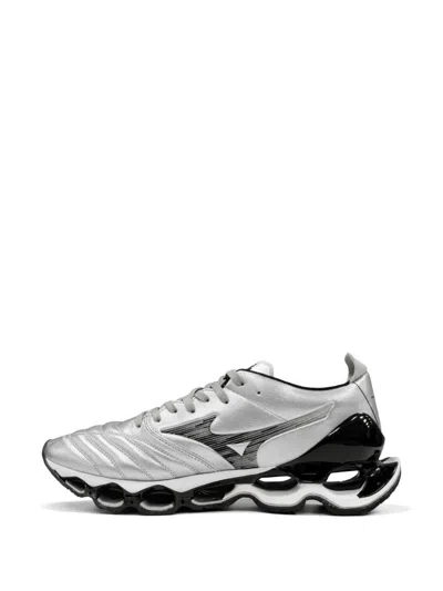 Mizuno Wave Prophecy Sneaker In Silver