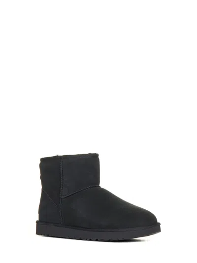 Ugg Classic Ultra Mini Suede Boots For Woman In Black