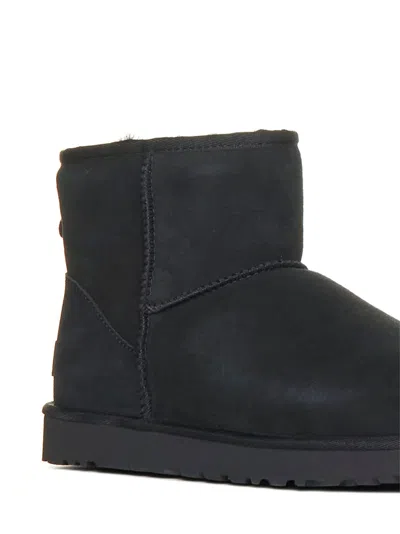 Ugg Classic Ultra Mini Suede Boots For Woman In Black