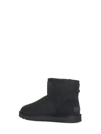 Ugg Classic Ultra Mini Suede Boots For Woman In Black