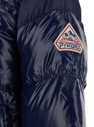 Pyrenex Technical Polyamide Down Jacket In Blue
