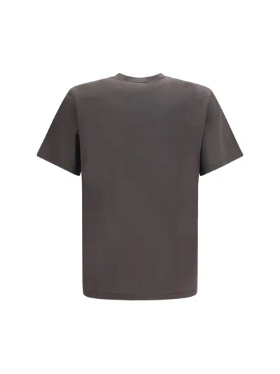Saint Laurent Cassandre T-shirt In Gray