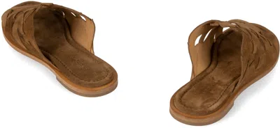 Sartore Suede Mule Mule In Multi