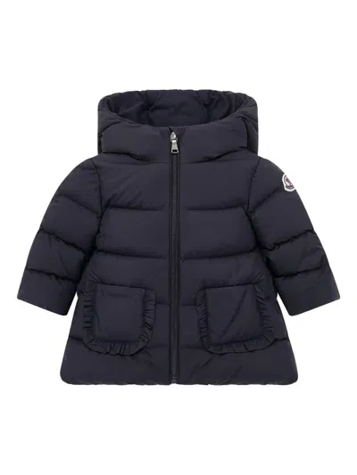 Moncler Down Jacket In Blue