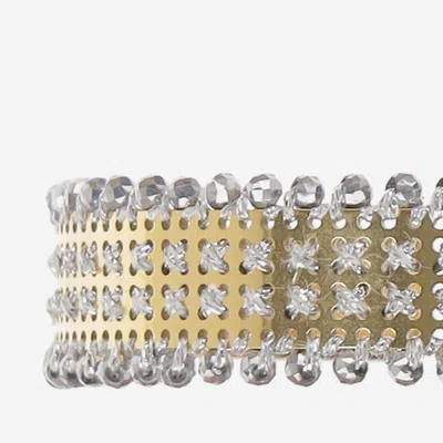 L'eight Studio Micro-stud Panel Bracelet In Silver