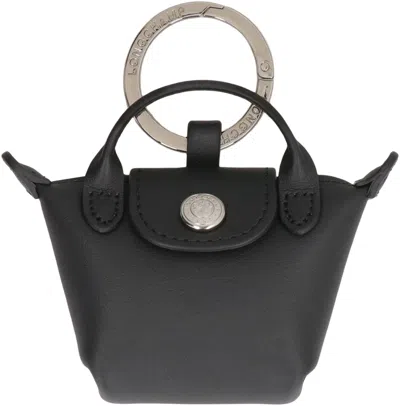 Longchamp Key Case In Black