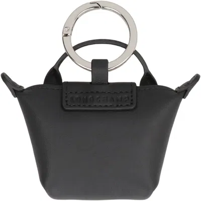Longchamp Key Case In Black