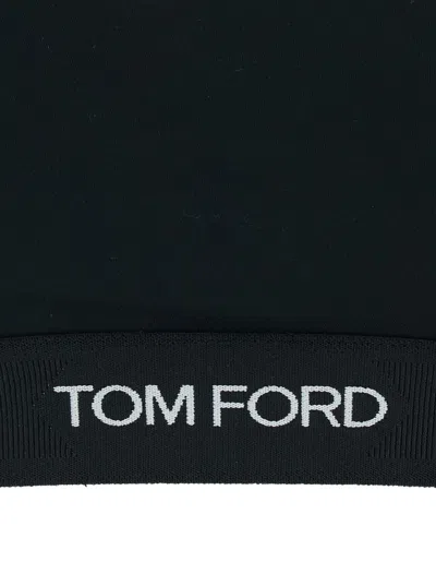 Tom Ford Modal Stretch Bralette In Black