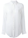 Equipment Narrow Collar Shirt In White