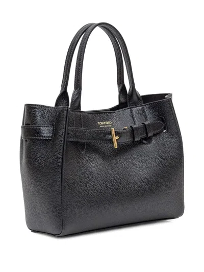 Tom Ford Audrey Top Handle Bag In Black
