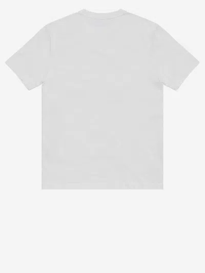 Msgm Logo-print Cotton T-shirt In White