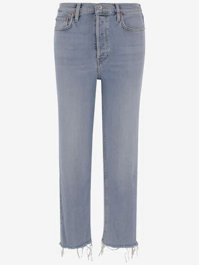 Re/done Stretch Cotton Jeans