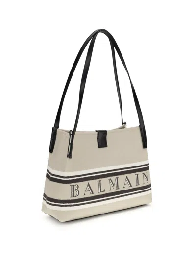 Balmain Shoulder Bag In Beige