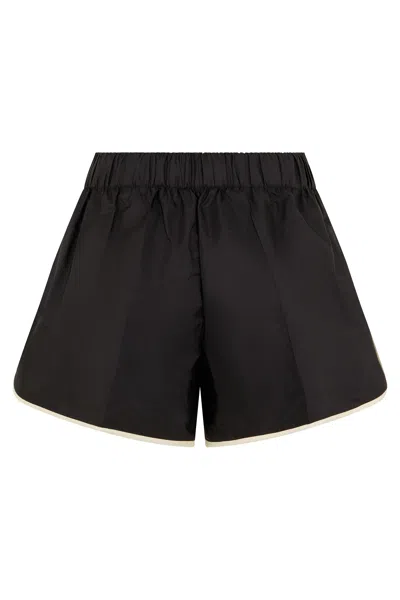 Prada Re-nylon Shorts In Black