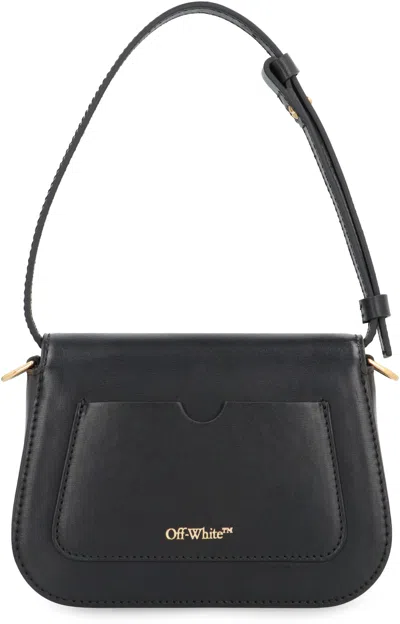 Off-white Skeleton Binder Shoulder Bag In Black