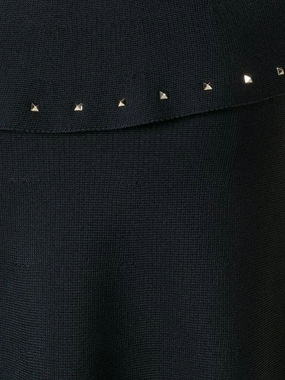 Shop Valentino Studded Knit Dress