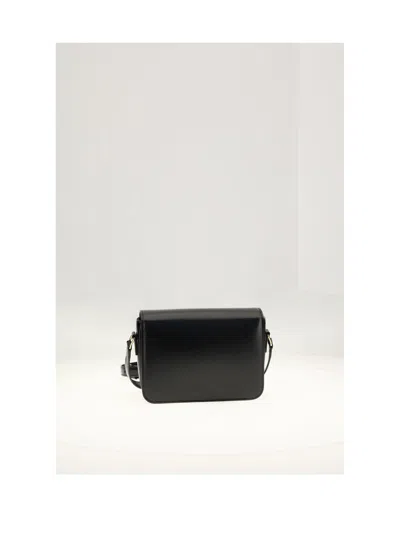 Celine Shoulder Bag In Black