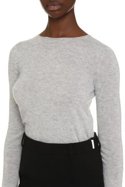 The (alphabet) The Alphabet Silk-cashmere Pullover Sweater In Gray