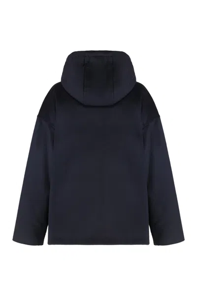 Max Mara Studio Derris Jacket In Navy