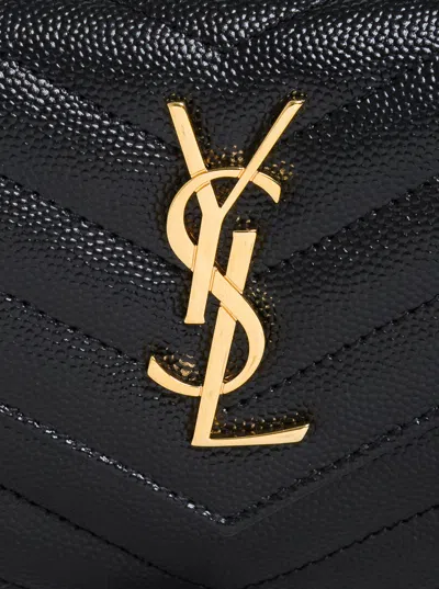 Saint Laurent Wallet In Black