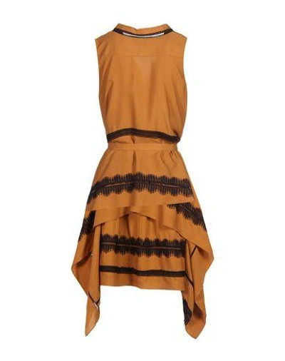 Shop Maiyet Short Dress In Tan