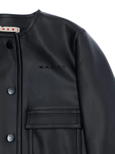 Marni Ecoleather Blazer In Multi