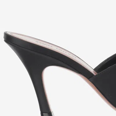 Amina Muaddi Jamie Mule In Black