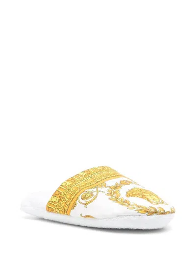 Versace Home Slipper In White