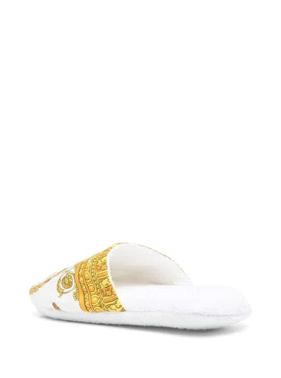 Versace Home Slipper In White