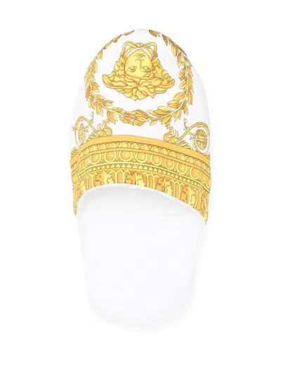 Versace Home Slipper In White