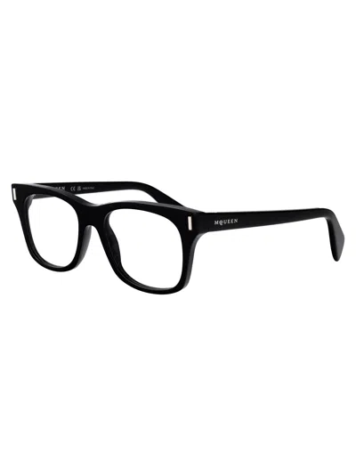 Alexander Mcqueen Am0551o Eyeglasses In Black