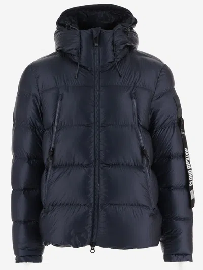 Outhere Quilted Down Down Jacket In Blue