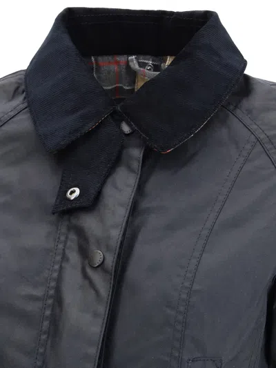 Barbour Breadnell Waxed Jacket In Blue